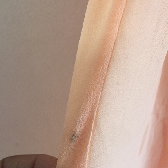 Soieblu Peach and White Maxi Dress: Size Medium - Picture 13 of 15